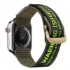 Dux Ducis Strap (Outdoor Version), skirtas Apple Watch Ultra, SE, 8, 7, 6, 5, 4, 3, 2, 1 (49, 45, 44, 42 mm) Nailono juostelė apyrankė Juoda Žalia