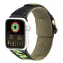 Dux Ducis Strap (Outdoor Version), skirtas Apple Watch Ultra, SE, 8, 7, 6, 5, 4, 3, 2, 1 (49, 45, 44, 42 mm) Nailono juostelė apyrankė Juoda Žalia