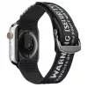 Dux Ducis Strap (Outdoor Version) for Apple Watch Ultra, SE, Series 8, 7, 6, 5, 4, 3, 2, 1 (49, 45, 44, 42 mm) Nylon Band Black Silver