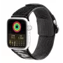 Dux Ducis Strap (Outdoor Version) for Apple Watch Ultra, SE, Series 8, 7, 6, 5, 4, 3, 2, 1 (49, 45, 44, 42 mm) Nylon Band Black Silver