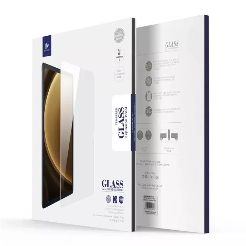 DUX DUCIS Grūdinto stiklo ekrano apsauga, skirta Xiaomi Redmi Pad Pro 12.1 inch / Poco Pad 12.1 inch (1 vnt., 2.5D lenkti kraštai, 9H kietumas, atspari įbrėžimams, atspari pirštų atspaudams, be burbuliukų)