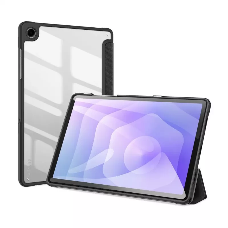 Dux Ducis Toby dėklas su atverčiamu stovu, skirtas Samsung Galaxy Tab A9 Plus / A11 Plus - juoda
