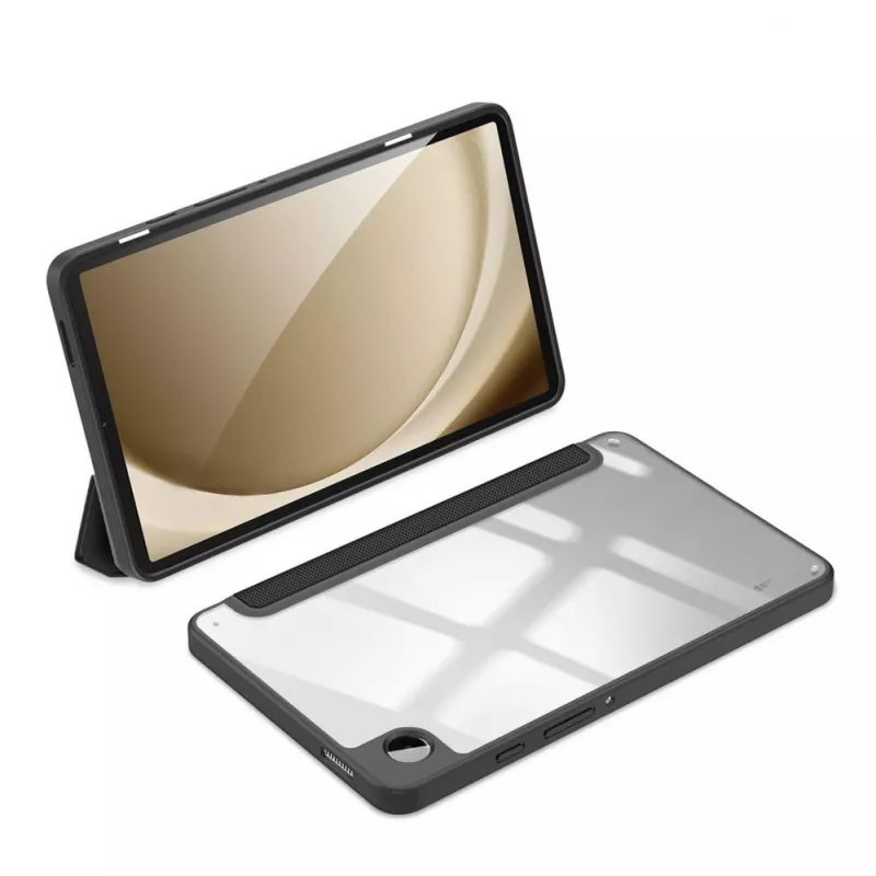 Dux Ducis Toby Folio Case su Flip Stand, skirta Samsung Galaxy Tab A9 8.7 inch - Juoda