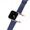 Dux Ducis Trap Odinis Laikrodžio Dirželis, Skirtas Apple Watch 7/6/5/4/3/2/SE (45/44/42mm) Tikros Odos Apyrankė Mėlyna