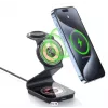 Duzzona W21 3-in-1 15W belaidžio įkrovimo stovas (Qi2 sertifikuotas) juodas