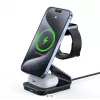 Duzzona W21 3-in-1 15W belaidžio įkrovimo stovas (Qi2 sertifikuotas) juodas