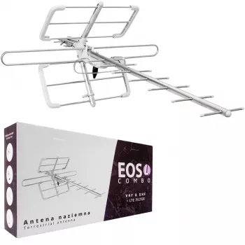DVB-T/T2 antena Spacetronik EOS L Combo balta (pasyvi)