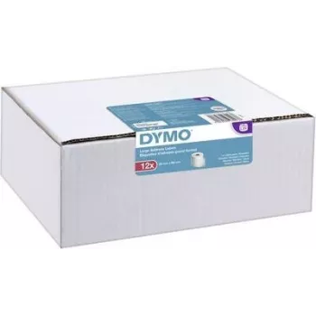 DYMO Authentic LabelWriter didelių adresų etiketės 36mm x 89mm permatomos, 2 ritinėliai po 130 (260 etikečių)