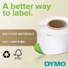 DYMO Authentic LabelWriter didelių adresų etiketės 36mm x 89mm permatomos, 2 ritinėliai po 130 (260 etikečių)
