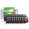 DYMO D1 etikečių juosta 9mm x 7m juoda ant baltos (10 vnt. pakuotė)