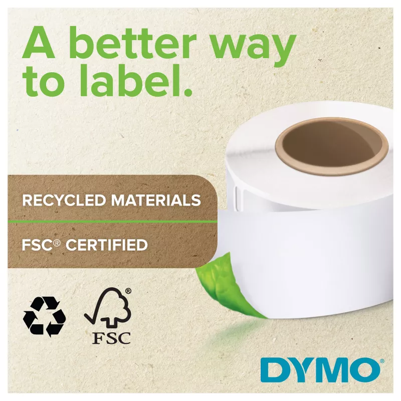 DYMO LabelWriter adresų etiketės 99010, 28x89 mm, baltos, 2 ritinėliai po 130