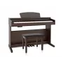 Dynatone SLP-175 RW skaitmeninis pianinas su 88 klavišų graduoto plaktuko veikimu, 128 balsų polifonija, 40 balsų, 3 pedalais, 2x15W garsiakalbiais, USB MIDI, raudonmedžio spalvos