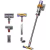 Dyson V15 Detect Absolute belaidis lazdelinis dulkių siurblys, nerūdijantis plienas, 240AW, LCD ekranas, 60 min. veikimo laikas