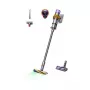 Dyson V15 Detect Absolute belaidis lazdelinis dulkių siurblys, nerūdijantis plienas, 240AW, LCD ekranas, 60 min. veikimo laikas
