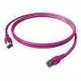 EASYLAN FlexBoot Cat.6 S/FTP pataisos kabelis, violetinis, 1.0 m