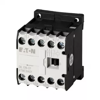 Eaton DILEM-01 galios kontaktoriai, 3P+1NO, 230V 50Hz / 240V 60Hz, 4kW AC-3, IP20 (051795)