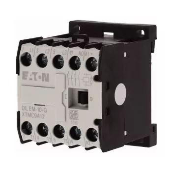 Eaton DILEM-10-G 24VDC Mini Kontaktorius – 3 poliai + 1 NO, 4 kW @ 400V AC-3