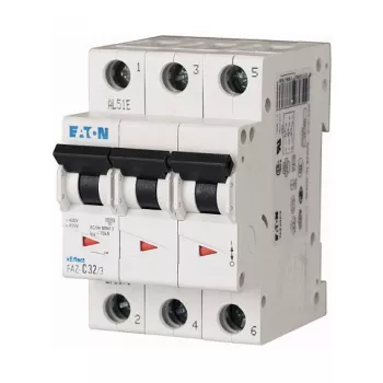 EATON FAZ-C16/3 16 A 3 polių C kreivės miniatiūrinis grandinės pertraukiklis