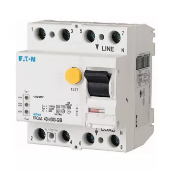 Eaton FRCDM-40/4/003-G/B Digital Type B RCD 40A 4-Pole 30mA 230/400V AC DIN Rail