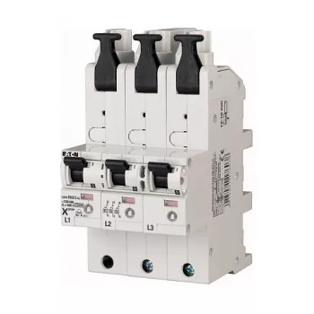 Eaton LSHU-E63/3-KL miniatiūrinis grandinės pertraukiklis 63A 3 polių E charakteristika 10kA (119718)