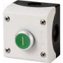 Eaton M22-D-G-X1/KC11/I Mygtukas Skydinis Pilkas, 1NO+1NC, Momentinis, 22,5mm, IP66/IP67/IP69K 216522