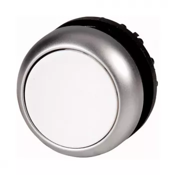 Eaton M22-DL-W Mygtuko pavara, balta, metalinis priekinis žiedas, 22.5mm