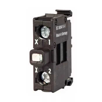 Eaton M22-LEDC-W baltas LED elementas, pagrindo montavimas, 12-230V AC/DC, 8-15mA, varžtiniai gnybtai