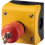 Eaton M22-PVS/KC11/IY avarinio sustabdymo mygtukas su raktu, 1NC/1NO, 22,5 mm, IP66, raudonas