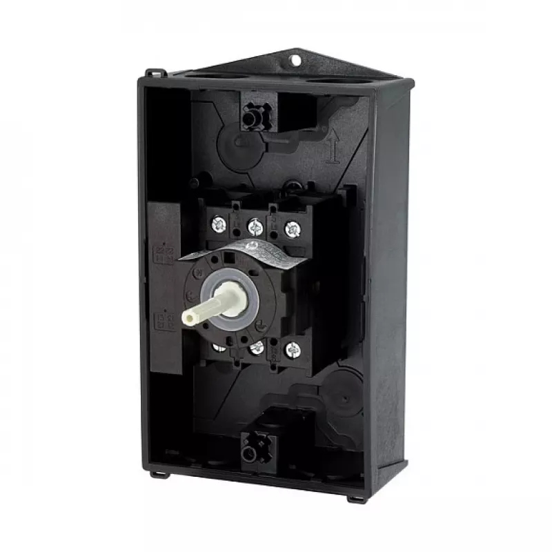 Eaton P1-25/I2/SVB/HI11 25A 3-Polių Pagrindinis Jungiklis su Avarijos Sustabdymu, Paviršiaus Montavimas, IP65, Raudonas/Geltonas