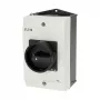 Eaton P1-25/I2/SVB-SW/HI11 3 polių pagrindinis jungiklis 25A paviršiniam montavimui juodas/baltas