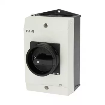 Eaton P1-32/I2/SVB-SW/HI11 32A 3 polių pagrindinis jungiklis su avariniu stabdymu, IP65 korpuse