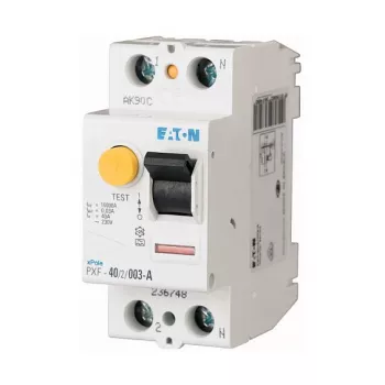 EATON PXF-25/2/003-A Apsaugos nuo nuotėkio srovės įtaisas (RCD) 25A 2P 30mA A tipas 230V