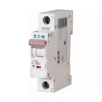 Eaton PXL-B32/1 Miniatiūrinis grandinės pertraukiklis 1 polius B tipas 32A 10kA 236036
