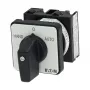 Eaton T0-1-15431/E 1 polių kumštelinis jungiklis 20A, 690V AC, juodas/pilkas, priekinis montavimas, IP65