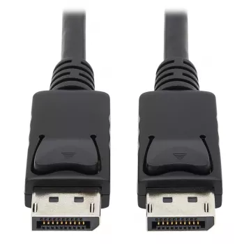 EATON Tripp Lite Series DisplayPort kabelis su fiksavimo jungtimis, 4K 60 Hz (M/M), juodas, 10 ft (3,05 m)