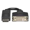 EATON Tripp Lite Series DisplayPort į DVI-I adapterio laidas (M/F), 6 col. (15,2 cm)