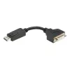 EATON Tripp Lite Series DisplayPort į DVI-I adapterio laidas (M/F), 6 col. (15,2 cm)