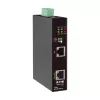 Eaton Tripp Lite serijos pramoninis Gigabit PoE++ inžektorius, 60W, 802.3bt, Midspan, -40°C iki 75°C, IP30, dvigubas 24-57VDC, DIN bėgelis, 1 prievadas, juodas