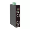 Eaton Tripp Lite serijos pramoninis Gigabit PoE++ inžektorius, 60W, 802.3bt, Midspan, -40°C iki 75°C, IP30, dvigubas 24-57VDC, DIN bėgelis, 1 prievadas, juodas