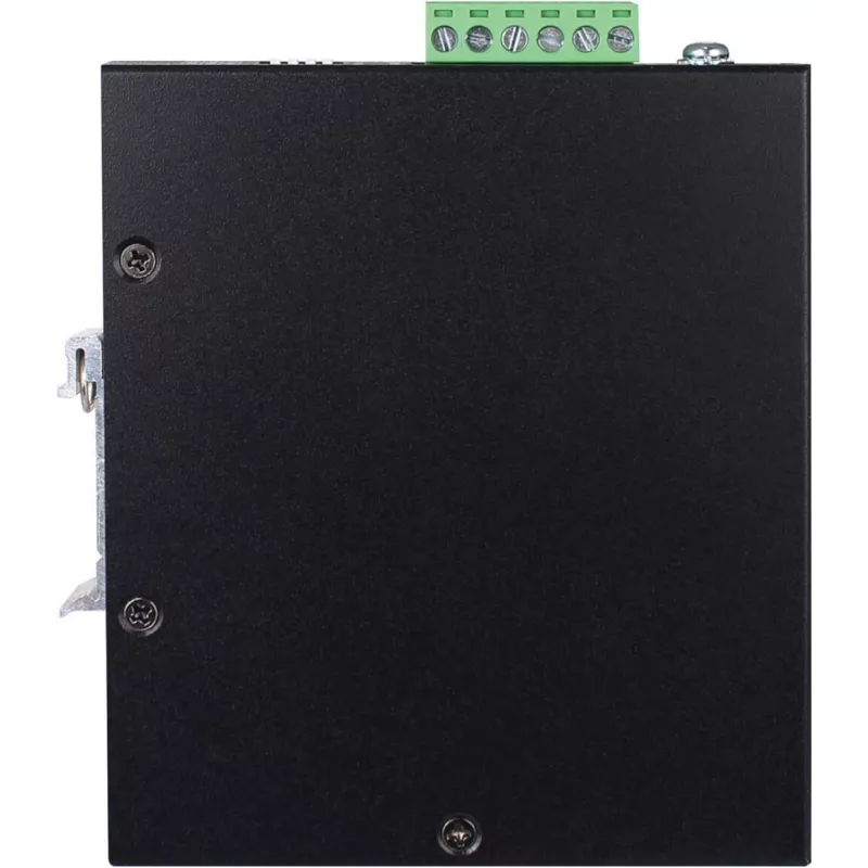 Eaton Tripp Lite serijos pramoninis Gigabit PoE++ inžektorius, 60W, 802.3bt, Midspan, -40°C iki 75°C, IP30, dvigubas 24-57VDC, DIN bėgelis, 1 prievadas, juodas