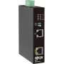 Eaton Tripp Lite serijos pramoninis Gigabit PoE++ inžektorius, 60W, 802.3bt, Midspan, -40°C iki 75°C, IP30, dvigubas 24-57VDC, DIN bėgelis, 1 prievadas, juodas