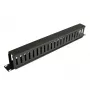 Eaton Tripp Lite Series Horizontalus kabelių tvarkytuvas (pirštų kanalas) 1URM - juoda - 1U - 19 colių