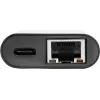 Eaton Tripp Lite U436-06N-GB-C USB-C į Gigabit Ethernet adapteris su USB-C PD įkrovimu - Thunderbolt 3 - juodas