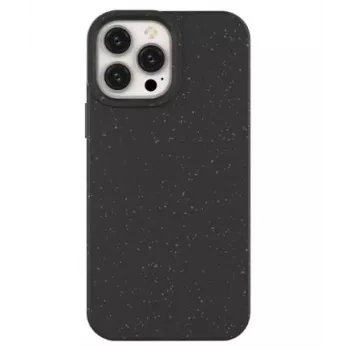 ECO Apple iPhone 13 Pro Max Silikoninis Dangtelis Telefono Korpusas Dėklas Juodas