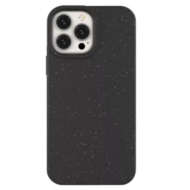 ECO Apple iPhone 13 Pro Max Silikoninis Dangtelis Telefono Korpusas Dėklas Juodas