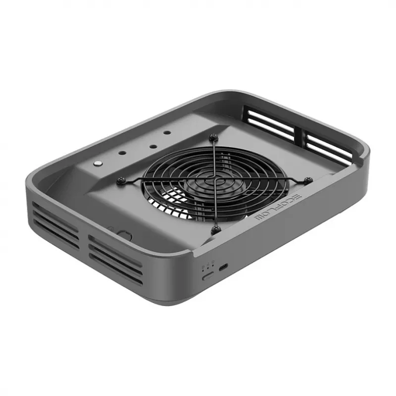 EcoFlow Smart Cooling Deck, skirtas Glacier nešiojamam šaldytuvui - sulankstomas, magnetinis, su pjaustymo lenta, puodelių laikikliais, LED šviesa ir saugykla