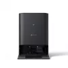 ECOVACS DEEBOT T80S OMNI robot dulkių siurblys su automatine ištuštinimo stotele, 6000 Pa siurbimo galia, karšto vandens grindų plovimas, karšto oro džiovinimas, AIVI 3D 2.0 kliūčių apėjimas, TrueMapping 2.0 LiDAR navigacija, juodos spalvos