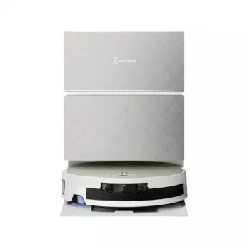 ECOVACS DEEBOT X12 PRO OMNI Robot dulkių siurblys ir šluostymo funkcija, 8000 Pa siurbimo galia, baltas