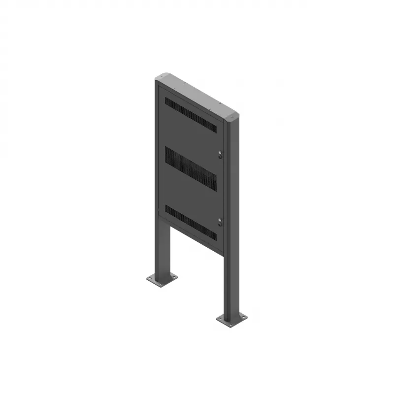 EDBAK EB-POK100 lauko portretinis kioskas, skirtas Samsung 55 colių LH55OHF ekranui, IP56, juodas