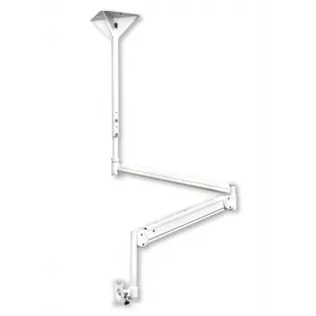 EDBAK MSA01w-B reguliuojamo aukščio lubų laikiklis su pasukama svirtimi 10-29 inch ekranams, 15 kg, juodas